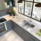 Nantucket Sinks 36In. Large Prep Station Single Bowl Stainless Steel Kitchen Sink with Compatible Accessories SR-PS-3620-16 - alternate 8